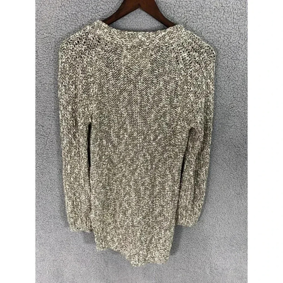 Angel Of The North Anthropologie Cardigan Sweater Womens small petite Italy Gray - Picture 2 of 6